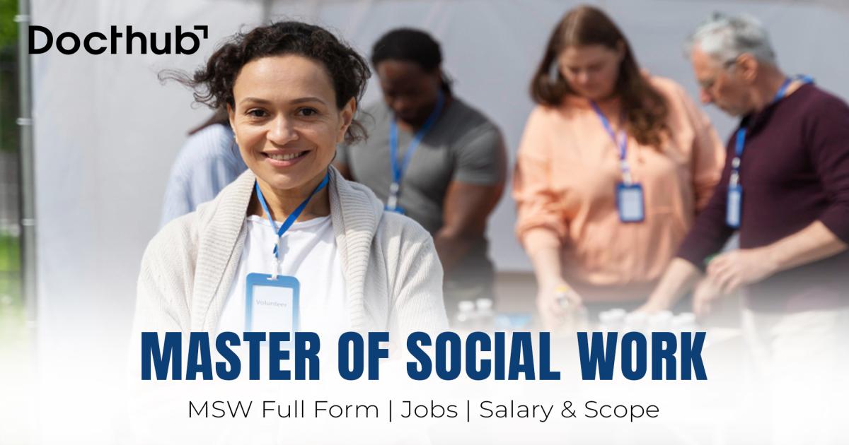 Cmsw Master of Social Work: MSW Full Form, Jobs, Salary & Scope