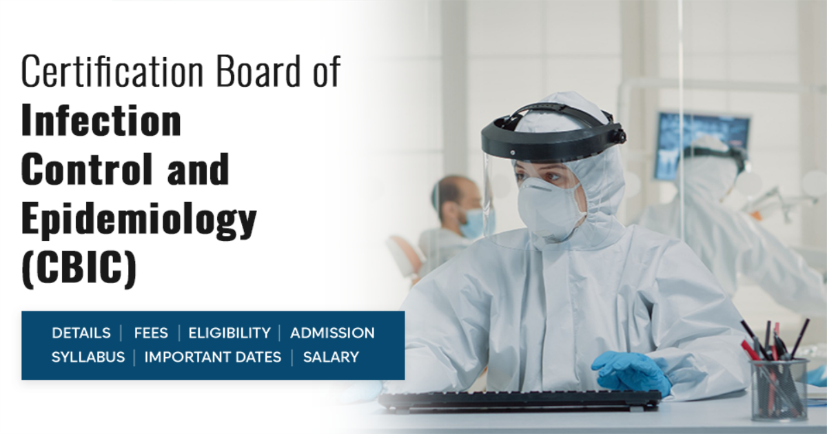 Certification Board of Infection Control and Epidemiology (CBIC) Detail ...