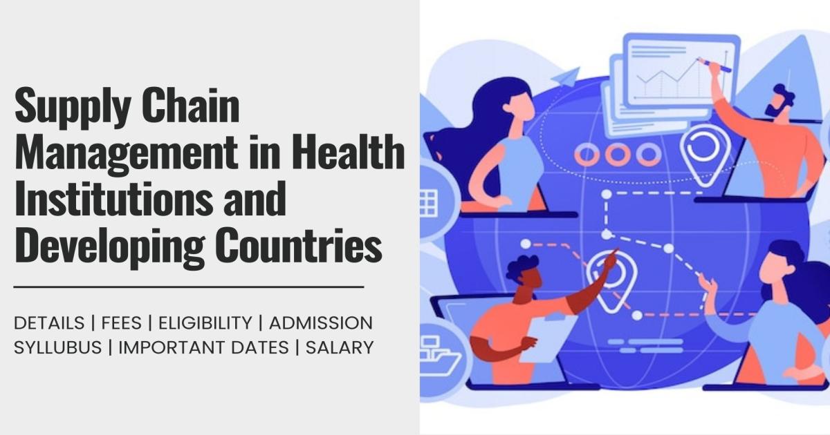 Supply Chain Management in Health Institutions and Developing Countries ...