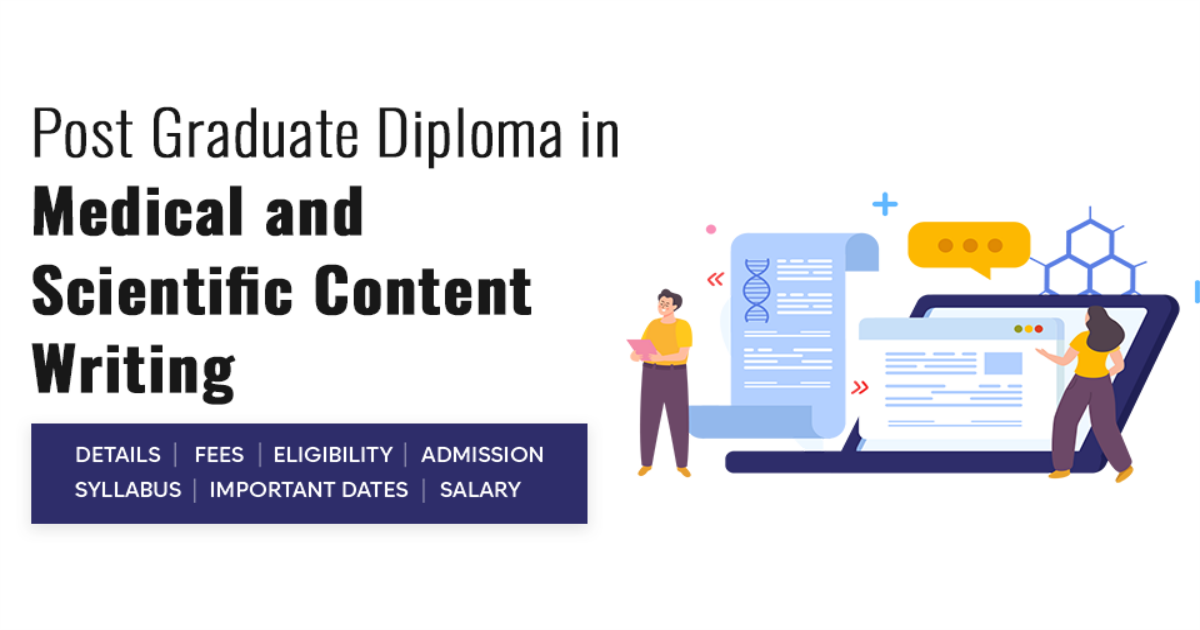 Post Graduate Diploma in Medical and Scientific Content Writing Detail ...