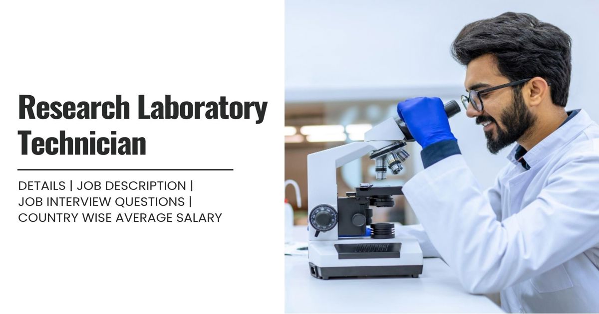 Research Lab Jobs Research Laboratory Technician Definition,Roles,Job Details, Skills ...