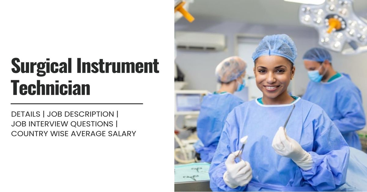 Key Role Instrument Surgical Instrument Technician Definition,Roles,Job Details, Skills ...
